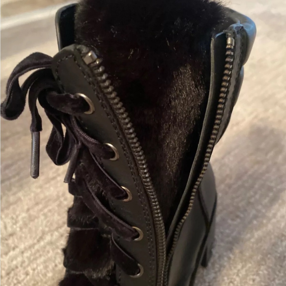 COACH FG4595 JENNA BOOTIES BLACK SIZE 8 MSRP: $378.00 NWOB